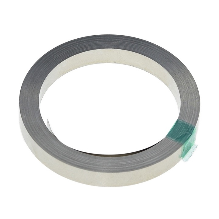 Никелирана лента за заваряване на литиеви батерии 18650 0.1 x 7mm x 10m