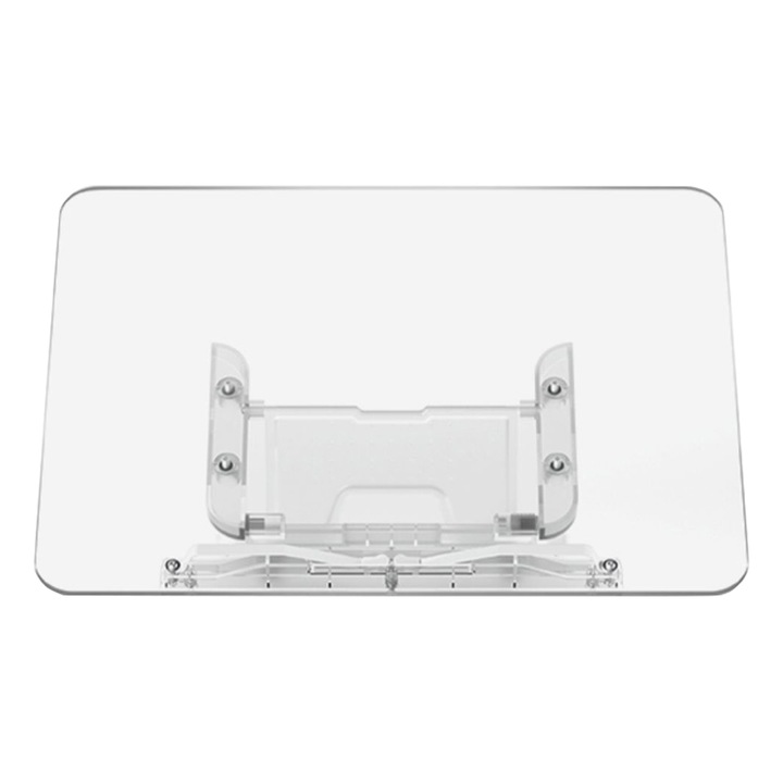 Suport de carte elegant din acril, design transparent, ajustabil, portabil, pentru citit acasa sau in birou