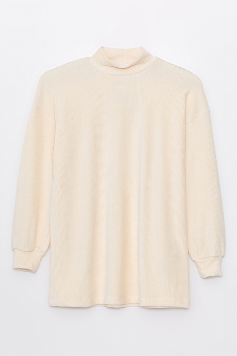 LC WAIKIKI, Bluza de trening lejera din reiat, Crem, XS