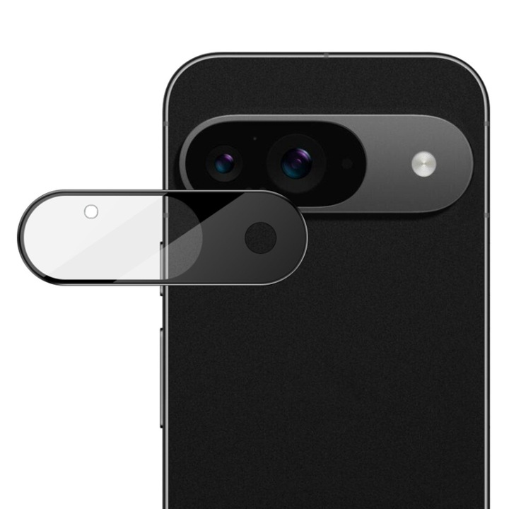 Kamerafilm Google Pixel 9 telefonhoz – Techsuit teljes kameraüveg – fekete