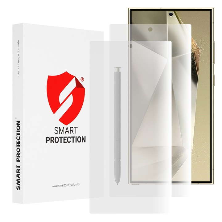 Премиум подновяемо фолио (опаковка от 2) за Samsung Galaxy S24 Ultra - Smart Protection Classic - Clear