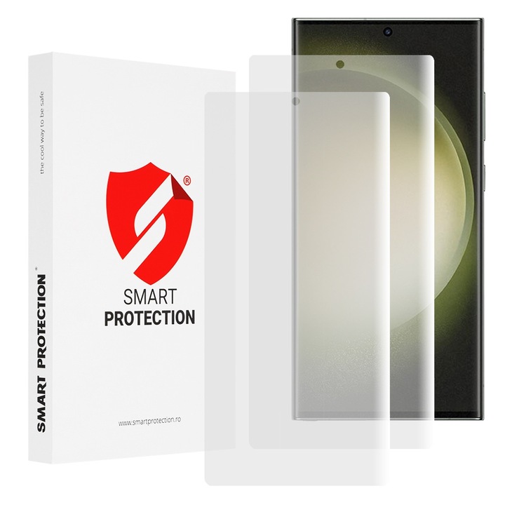 [Pachet 2x] Folie regenerabila premium Samsung Galaxy S23 Ultra - Smart Protection Classic - Clear