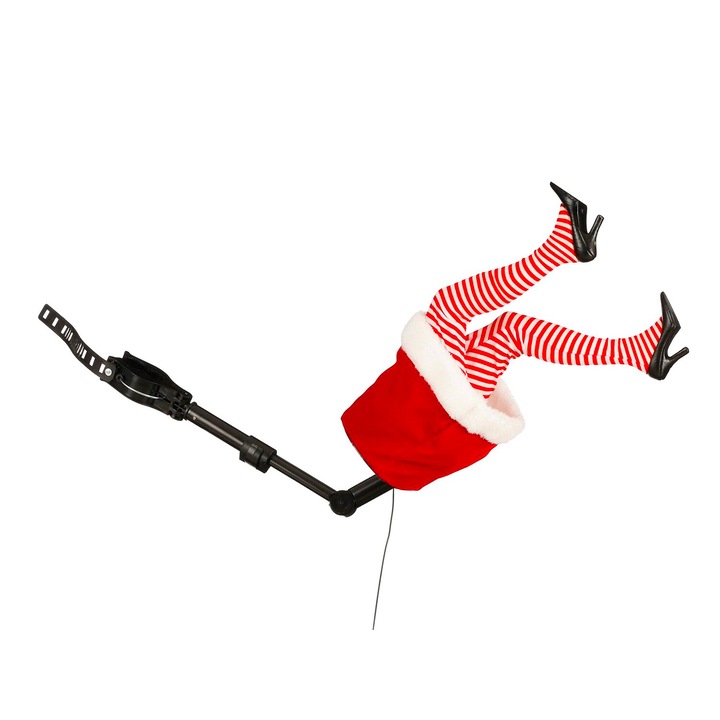 Picioare mobile ale doamnei Mos Craciun pentru pomul de Craciun 35 cm
