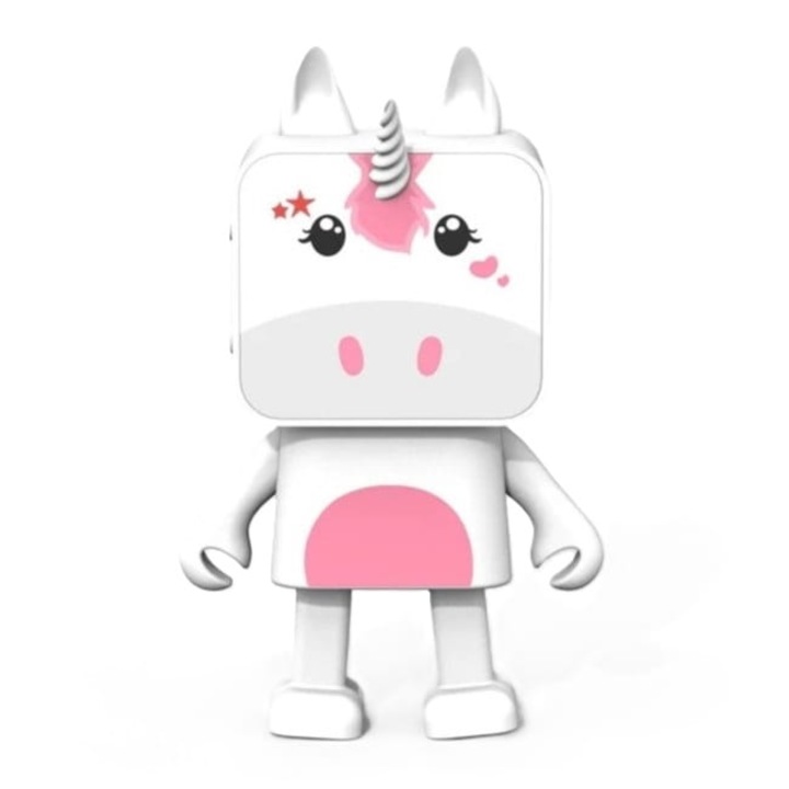 Boxa bluetooth Dansator Animal - Unicorn, 10x7x4.2cm, 4-5 ore autonomie