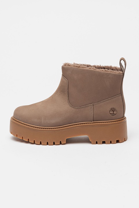Timberland, Боти от набук, Светло кафяво