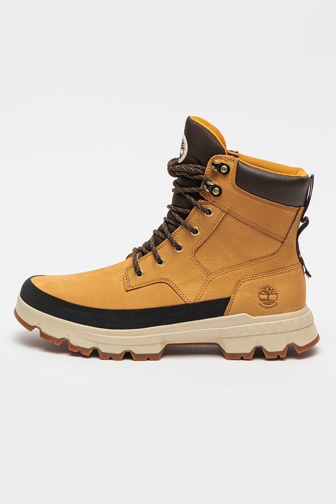 Timberland, Непромокаеми боти TBL Originals Ultra с набук, Шафраново жълто