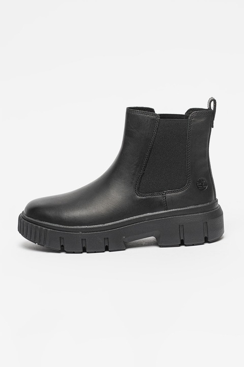 Timberland, Ghete Chelsea de piele Greyfield, Negru