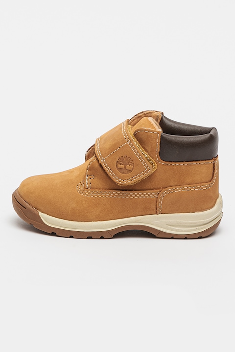 Timberland, Боти от набук с велкро, Светлокафяв