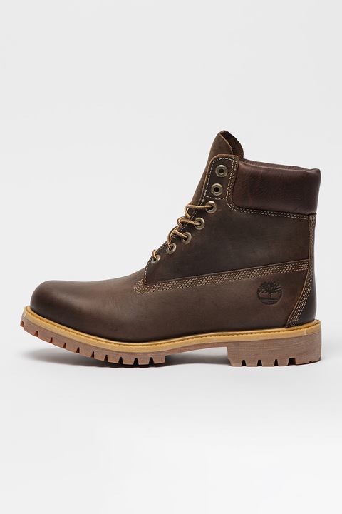 Timberland, Bocanci impermeabili Premium, Maro fango, 10