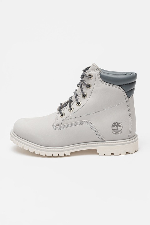 Timberland, Непромокаеми боти Waterville от набук, Светло сив