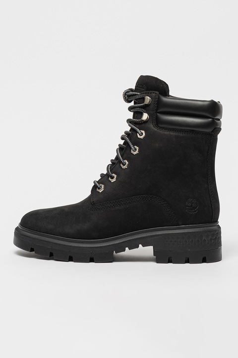 Timberland, Боти Cortina Valley от набук, Избеляло черно