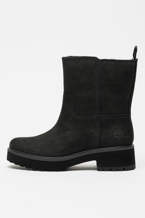 Timberland, Боти Carnaby Cool от набук, Черен