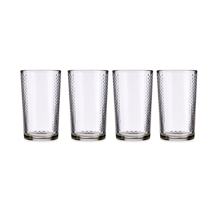 4 db Vivalto pohár készlet, üveg, 225ml, átlátszó