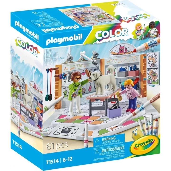 Playmobil 71514 Color Kutyakozmetika játékszett