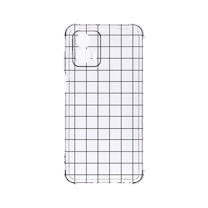 BestCase® Устойчив на удари калъф 1.5MM, съвместим с Motorola Edge 50 Fusion, Grid, Устойчив на удари, Защита на камерата, AS 15