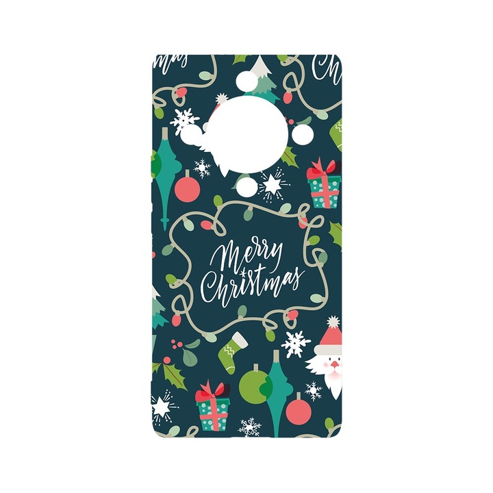 BestCase® Husa Clear Silicon 2MM, Compatibila Cu Honor Magic6 Lite / X9b / X50 5G, Merry Christmas, Antisoc, Protectie Camera, Margini ridicate pentru protectia ecranului, T 6
