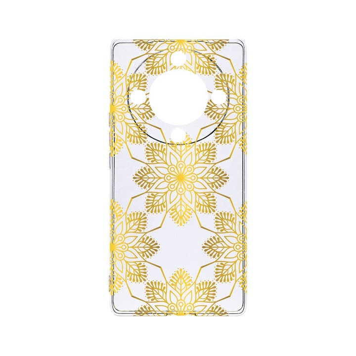 BestCase® Husa Clear Silicon 2MM, Compatibila Cu Honor Magic6 Lite / X9b / X50 5G, Gold, Antisoc, Protectie Camera, Margini ridicate pentru protectia ecranului, T 120