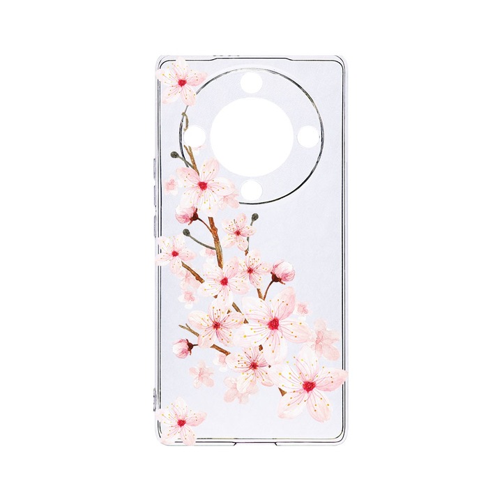 BestCase® Husa Clear Silicon 2MM, Compatibila Cu Honor Magic6 Lite / X9b / X50 5G, Spring Flower, Antisoc, Protectie Camera, Margini ridicate pentru protectia ecranului, T 62