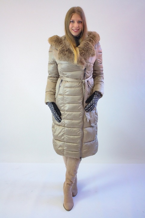 Geaca dama, Poliester, Bej, S