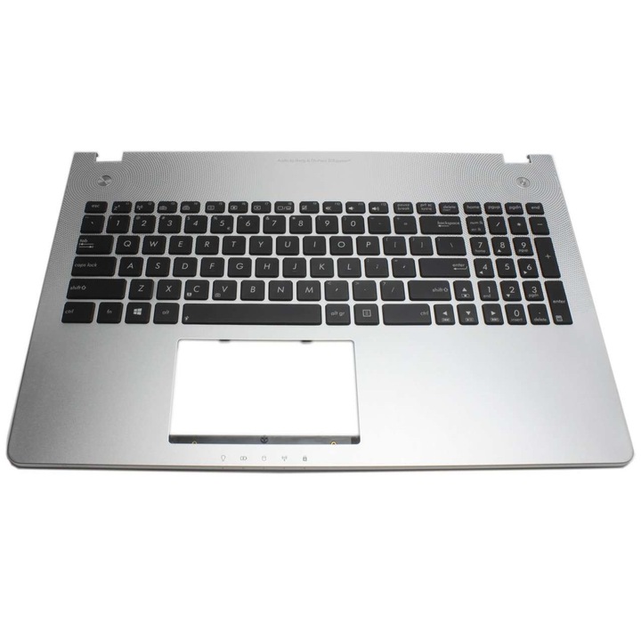 Клавиатура за Asus 13NB03Z1P02011-1 червена, с, Palmrest, черна, осветена, подсветка, 13NB03Z3AM0211, 90NB03Z3-R31SP, 90NB03Z3-R31UK0, 90NB03Z3-R31US0, G56, G56J, G56JK, G56JR, N56D