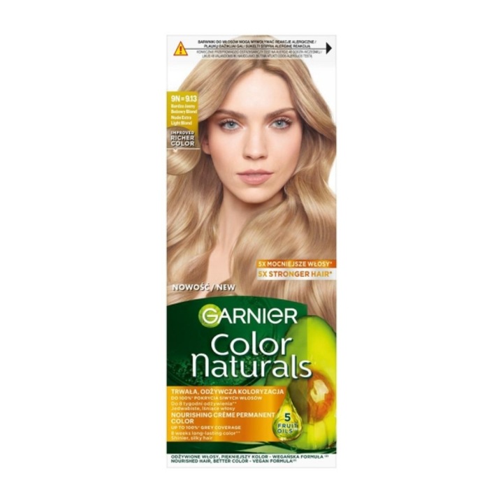 Боя за коса Garnier Color Naturals, много светло русо/бежово, 60мл+40мл+12мл
