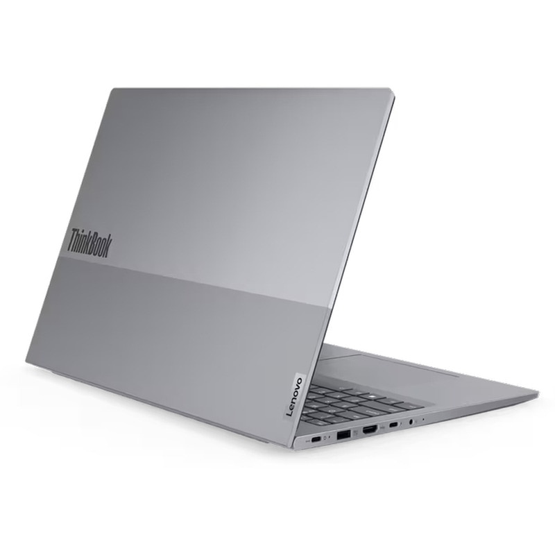 Laptop Lenovo 16'' ThinkBook 16, Procesor Intel® Core™ Ultra 7 155H (24M Cache, up to 4.80 GHz), 16 nuclee, 32GB DDR5, 512GB SSD, Intel Arc, No OS, Arctic Grey