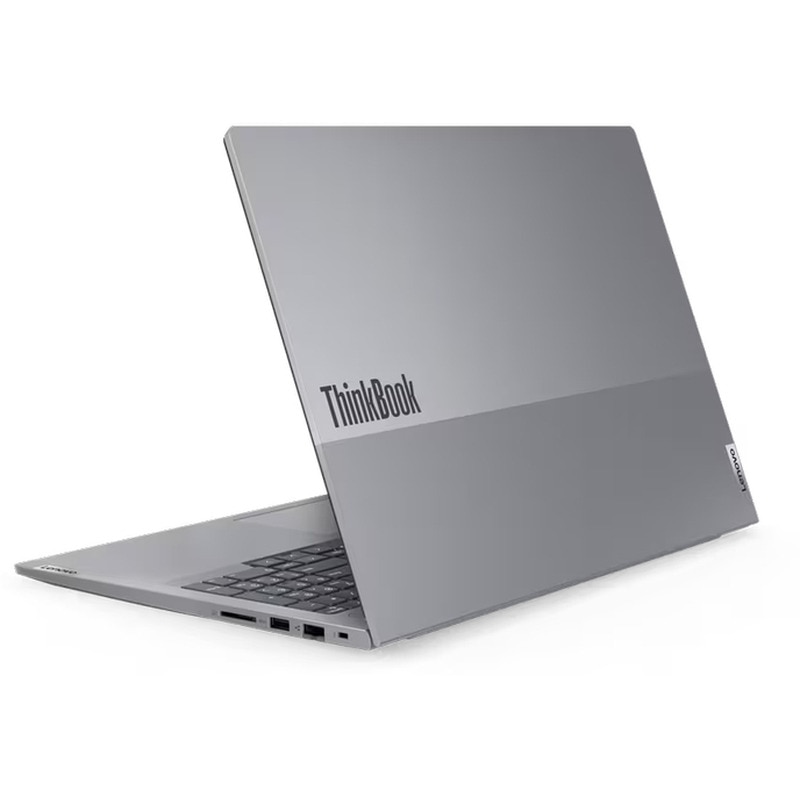 Laptop Lenovo 16'' ThinkBook 16, Procesor Intel® Core™ Ultra 7 155H (24M Cache, up to 4.80 GHz), 16 nuclee, 32GB DDR5, 512GB SSD, Intel Arc, No OS, Arctic Grey