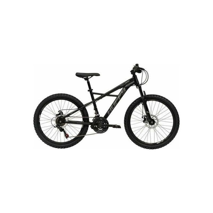 Bicicleta copii Huffy KORROS, frana disc si V-brake, negru, 24 inch