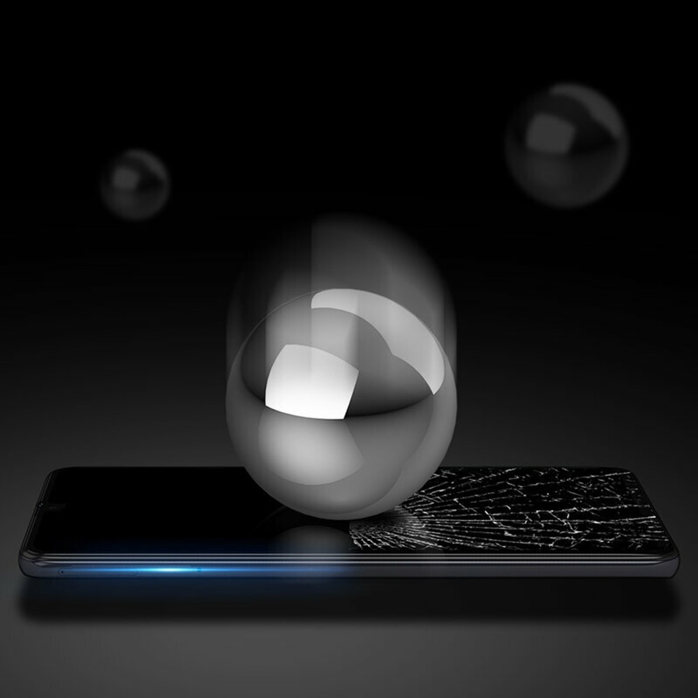 Folie din sticla securizata 9H, compatibila cu Samsung Galaxy S25 Ultra, Full Glue, Case Friendly, Margine Neagra, Atlas