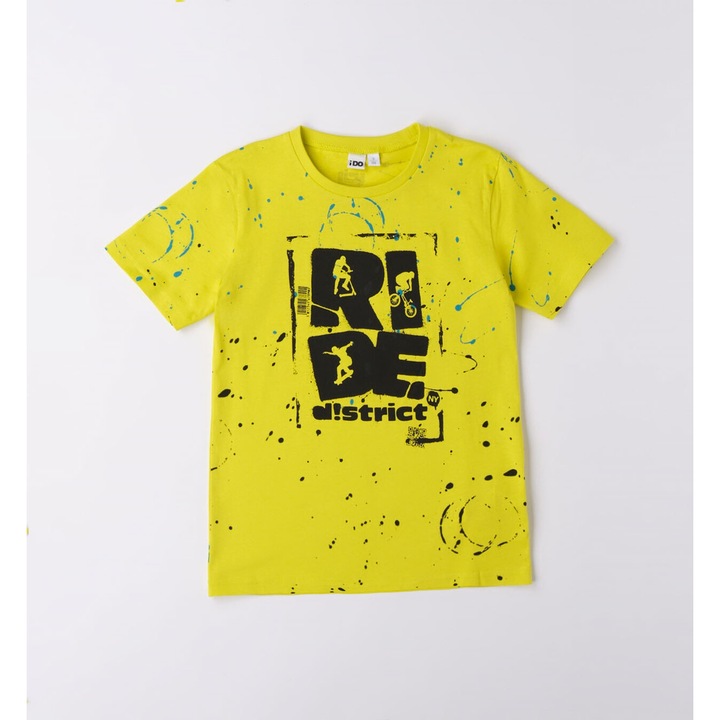 Rövid ujjú póló fiúknak, I Do, 4.6815, zöld, Zöld