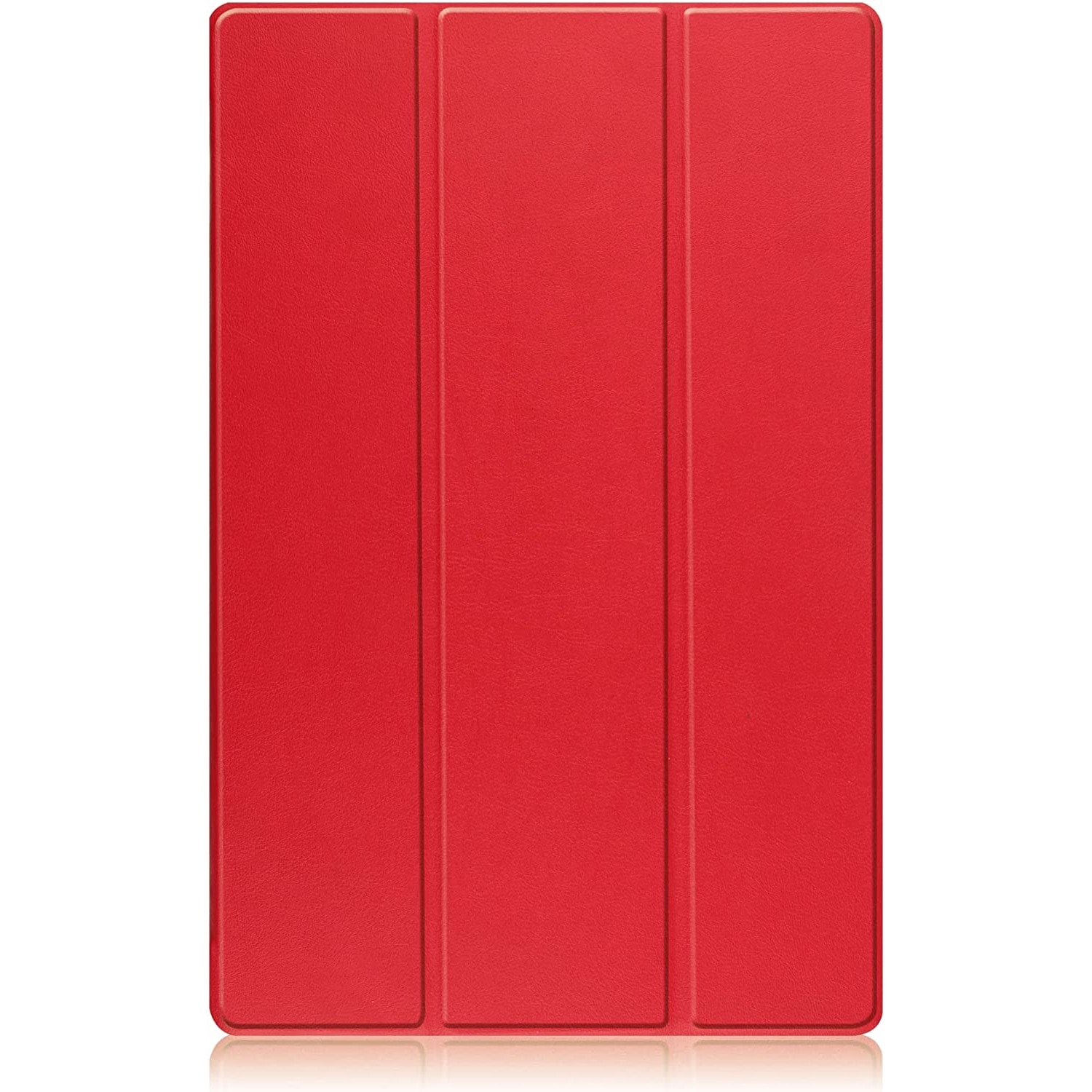 Husa Slim Sigloo, Smart Cover, Trifold, pentru tableta Samsung Galaxy Tab S8(X700/X706) /S7 (T870/T875/T876B), 11inch, 2020-2022, model Simple Red