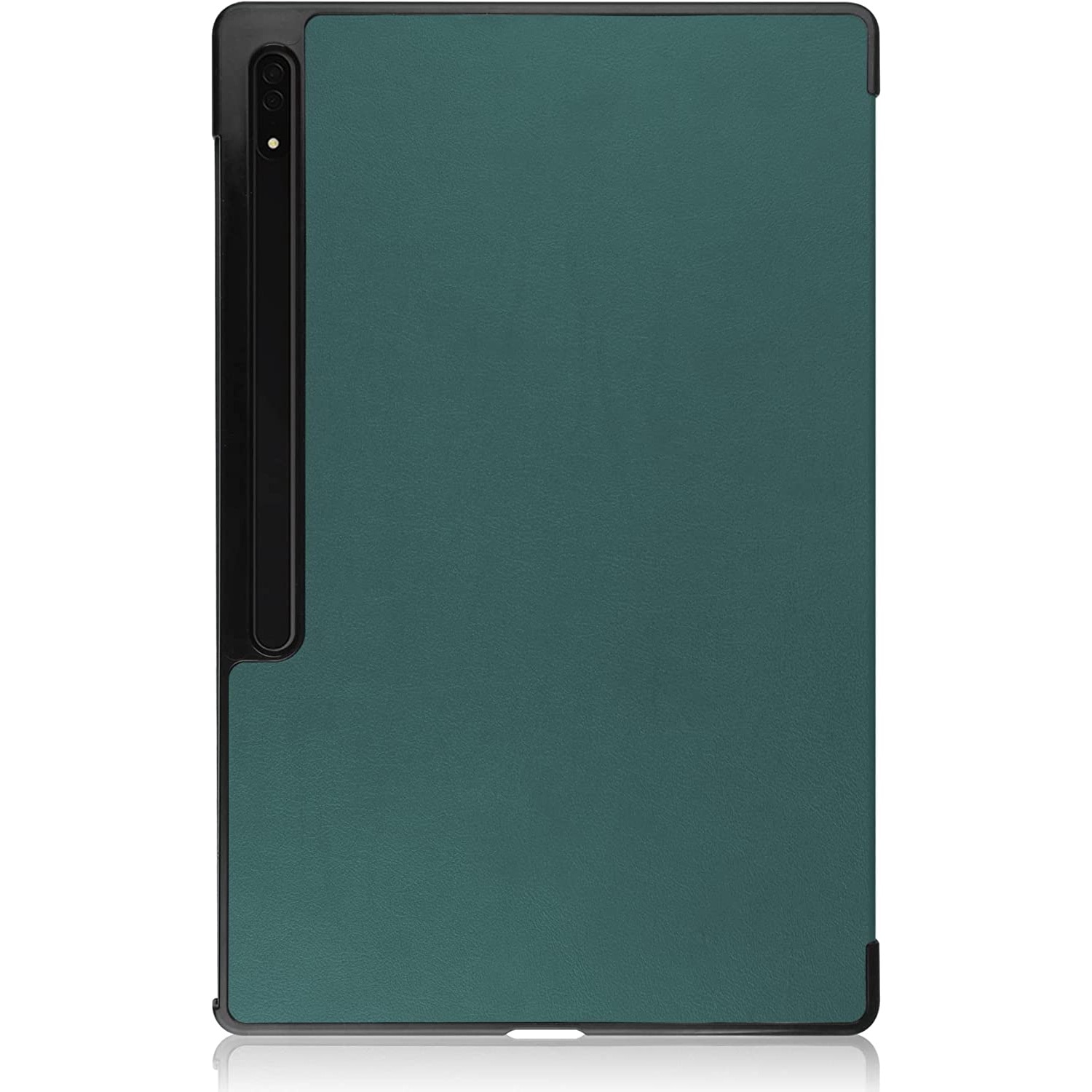 Husa pentru Samsung Galaxy Tab S10 Ultra, S9 Ultra, S8 Ultra, 14.6 inch, Ultra-Light / Slim tip stand, cu functie sleep/wake-up si slot pentru stylus, Smart Cover, model Pine Green, Sigloo