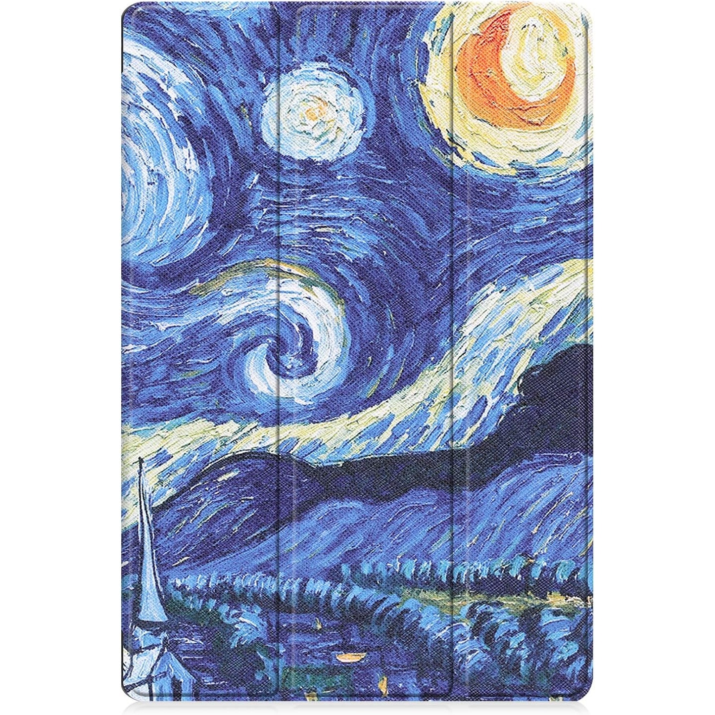 Husa pentru Samsung Galaxy Tab S9 / S9 FE / S10 FE UltraSlim de tip stand functie sleep/wake-up - starry night