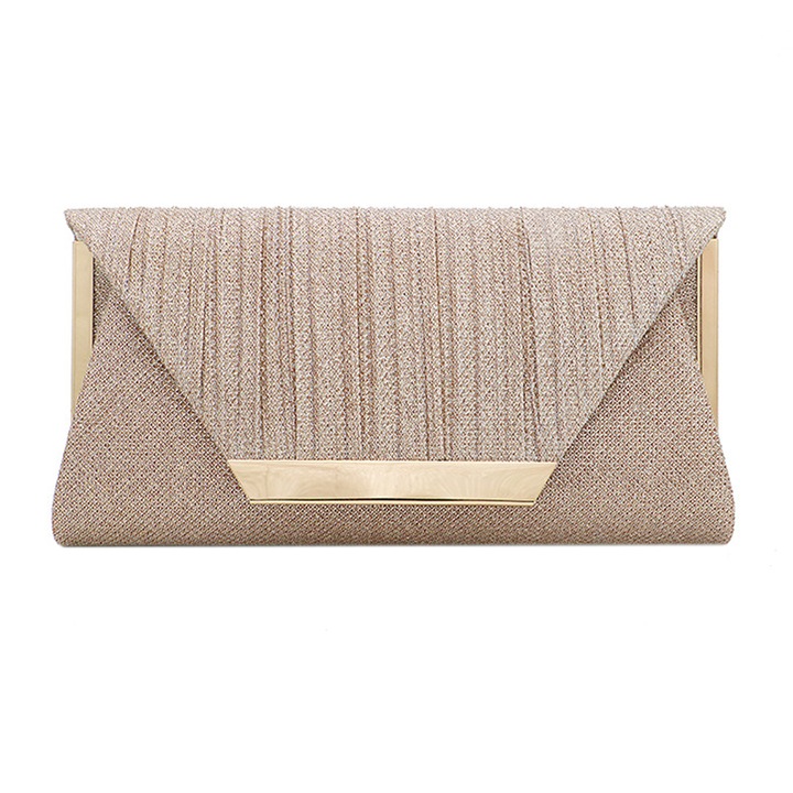 Jormftte estélyi táska, csillámos modell, többszínű, 26x14x5 cm, levehető pánttal