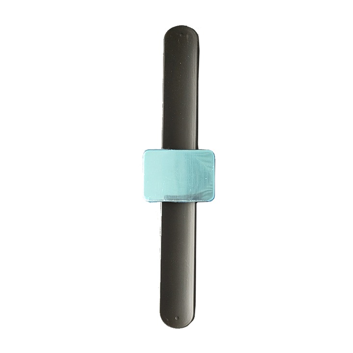 Bratara magnetica siliconica HERUSI negru ajustabil pentru accesorii mici