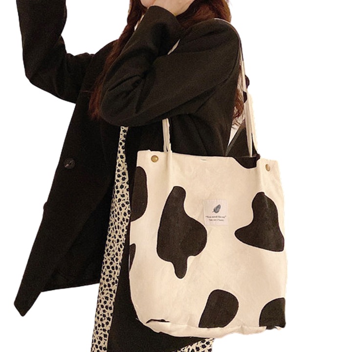 Női válltáska, Jormftte, kordbársony, 1 rekesz, zöld, 33x36x12cm