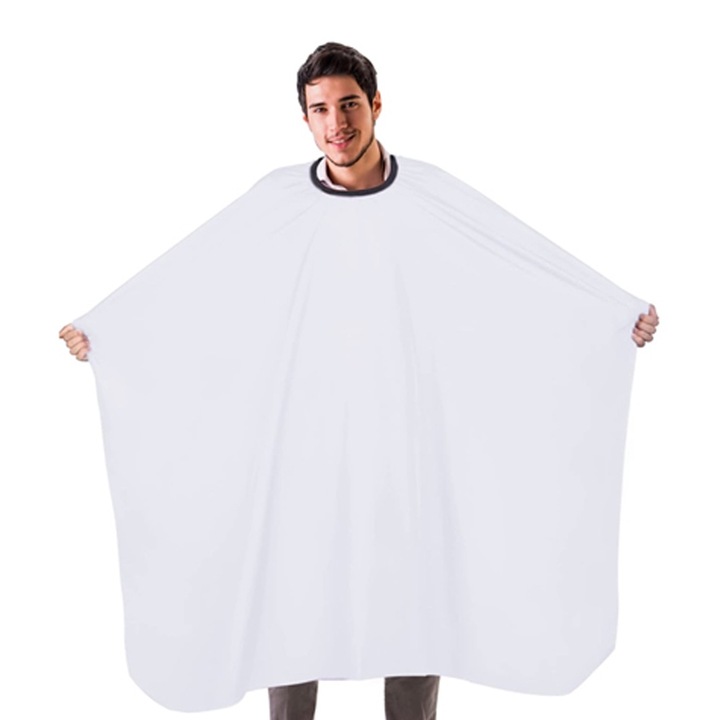 Pelerina de tuns, BGHYHYHI, Pentru adulti, Alb