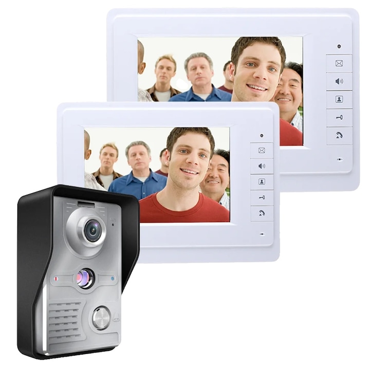 Kit Supraveghere ZOSI 4 Camere, 1080p, Design rezistent la intemperii, Acces de la distanta