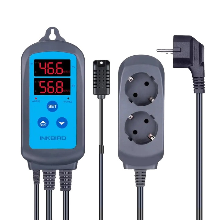 Комплект инструменти за изваждане на лагери, комплект за глухи отвори, 9 скоби, 47x21x8 см, червен