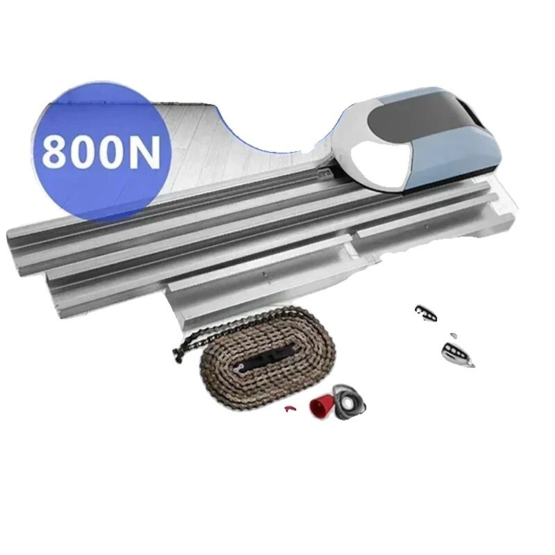 Automatizare usa garaj, 800 N, functionare silentioasa, set cu 2 telecomenzi, 12 m