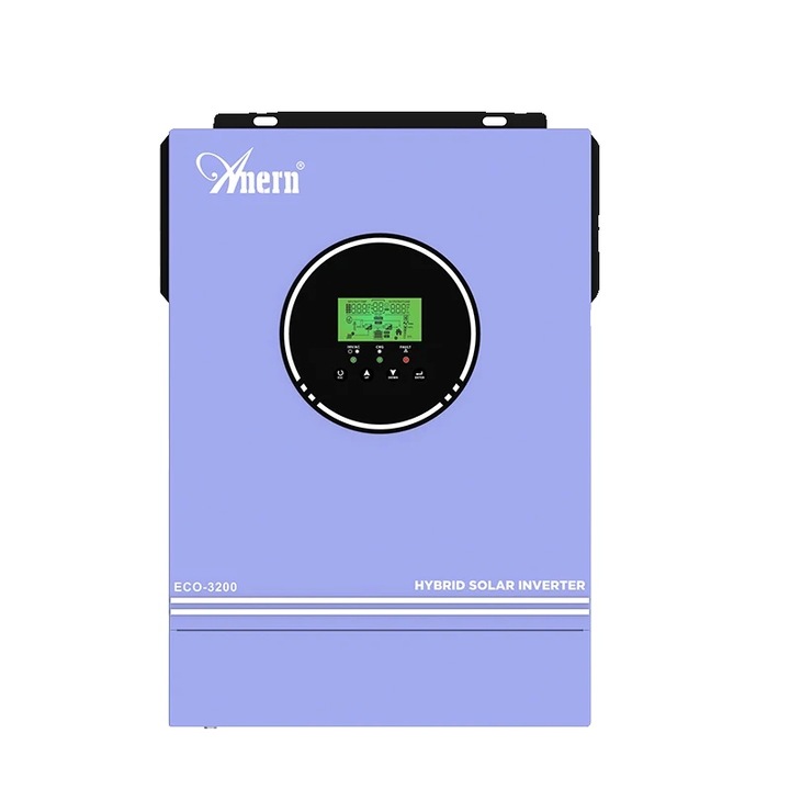 Invertor solar hibrid 3.2KW, 80A MPPT, 24V, 220-240V, Anern, mov