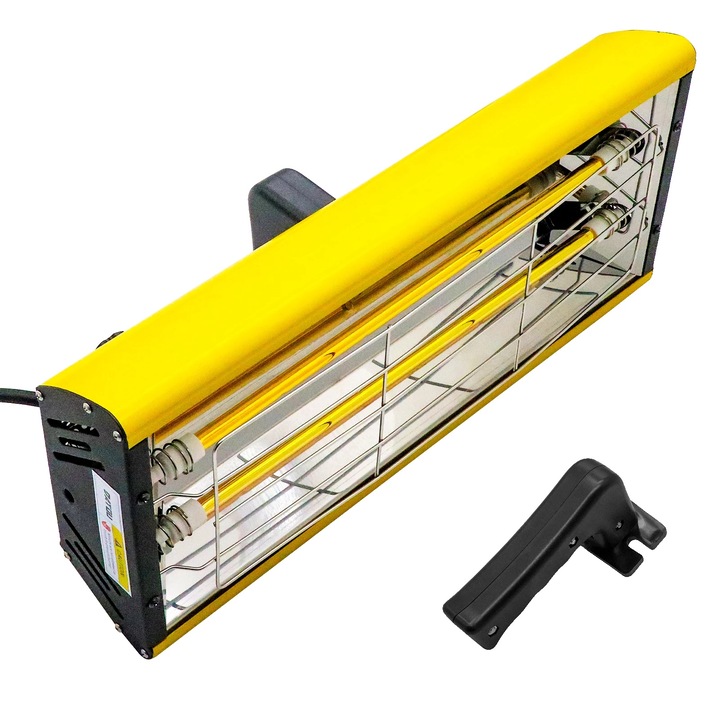 Infravörös festékszárító lámpa, 2000W, 420x500mm, alumínium, 220V EU