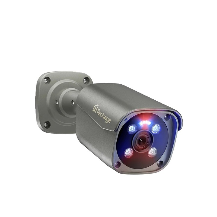 8MP охранителна камера Двупосочно аудио Водоустойчив IP66 48V POE 8MP камера 3.6mm
