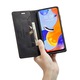 Калъф за Xiaomi Redmi Note 11 Pro 4G, 5G, Note 12 Pro 4G, CaseMe Retro, тънък, кожен, тип портфейл, стойка, магнитно закопчаване, мека текстура, RFID защита, Черен