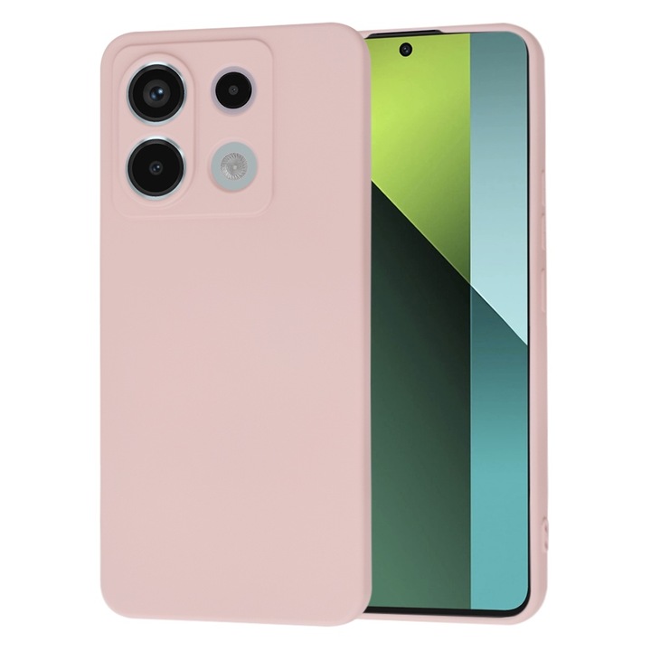 Високо защитен калъф за Xiaomi Redmi Note 13 Pro 5G/Poco X6, Ultra Resistance, SoftFlex, M60, Canvas, Soft Rose Sand