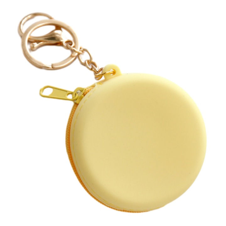 Силиконова монетница, Сладко затваряне с цип, жълта