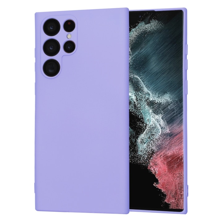 Калъф fixGuard SoftFlex за Samsung Galaxy S22 Ultra 5G - Light Purple