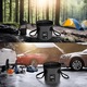 Galeata Pliabila Pentru Camping, Zggzerg, 20L, Cu maner, Impermeabila, Rezistenta la scurgeri, Usor de curatat si transportat, Portabil, Pentru camping, pescuit, calatorii in aer liber, gradinarit, spalatorie auto, PVC, 30 x 27cm, Negru