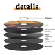 Set 25 Disc Debitare Inox, Zggzerg, 125 mm diametru, 1.2 mm grosime, Panze disc metalic pentru taierea metalului, Ascutit si durabil, Rezistent la uzura, Se aplica masinii de macinare de tip 125 unghi, Alumina/Rasina, 125 x 1.2 x 22.2mm, Negru