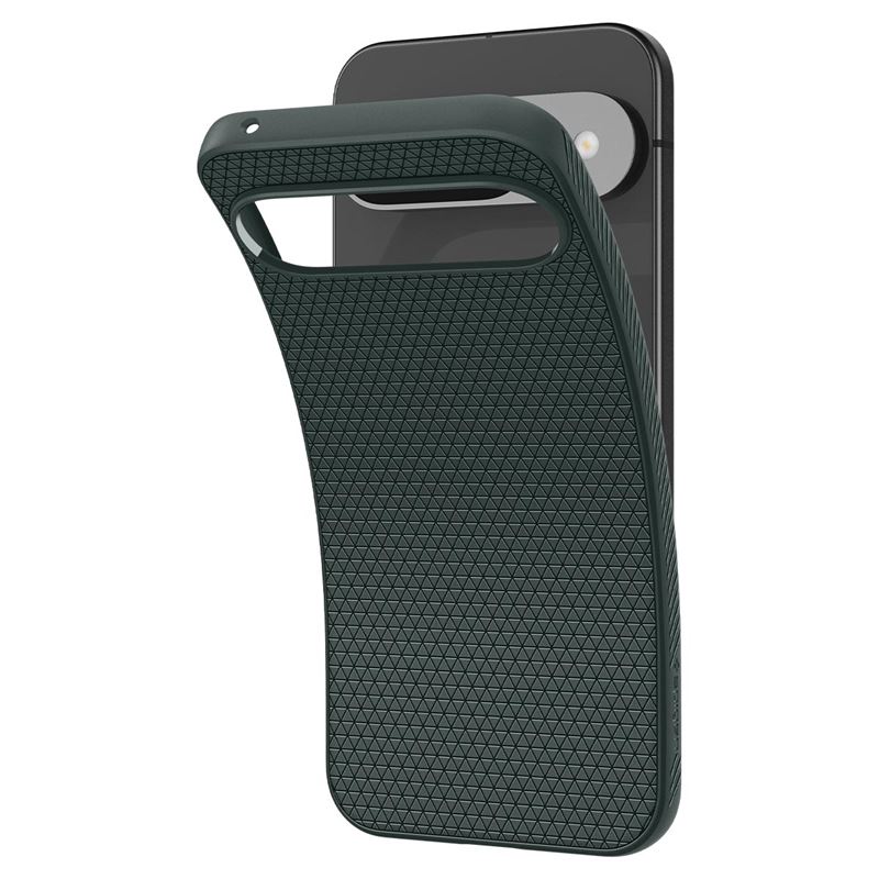 Carcasa Spigen Liquid Air compatibila cu Google Pixel 9 / 9 Pro Green